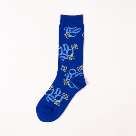 ZOOS Original Socks- Patterned/ Blue