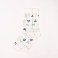 ZOOS Original Socks- Patterned/ White