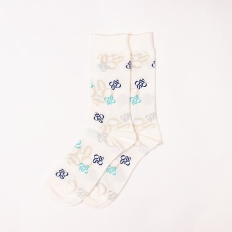 ZOOS Original Socks- Patterned/ White