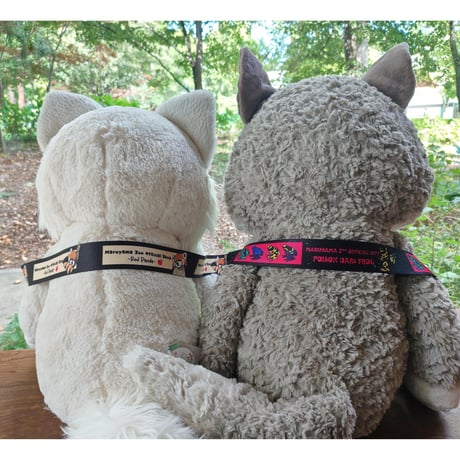 円山動物園オフィシャルショップ　イラストカメラストラップ　レッサーパンダ・ヤドクガエル