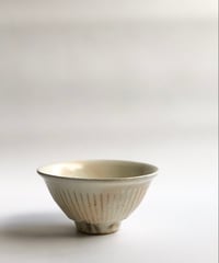 信楽焼　古谷製陶所　線彫飯碗　大