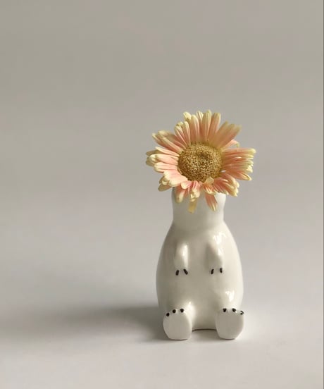 モチーフフラワーベース　ティラノサウルス