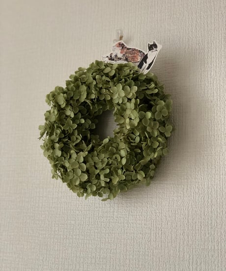 アナベルのシンプルリース　21cm