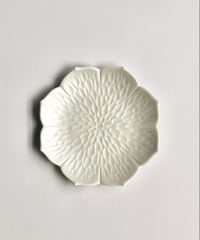 有田焼　貝山窯　桔梗型銘々皿