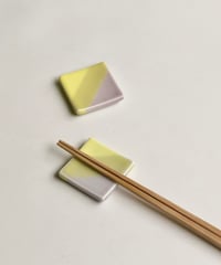 美濃焼　スクエア箸置き