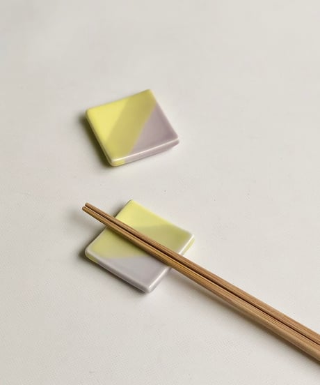 美濃焼　スクエア箸置き