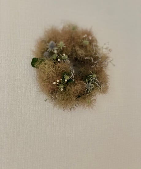 スモークツリーのもこもこリース