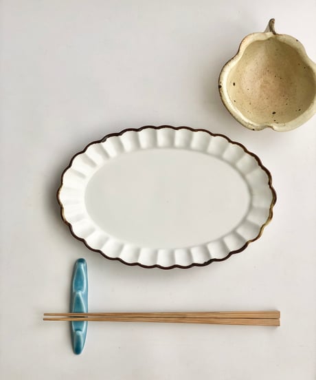 sen  箸置き  波