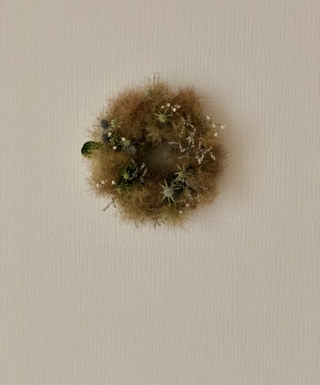 スモークツリーのもこもこリース