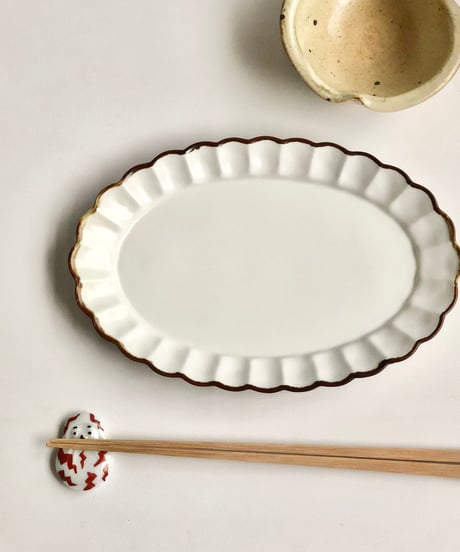 波佐見焼　京千　箸置き  だるま
