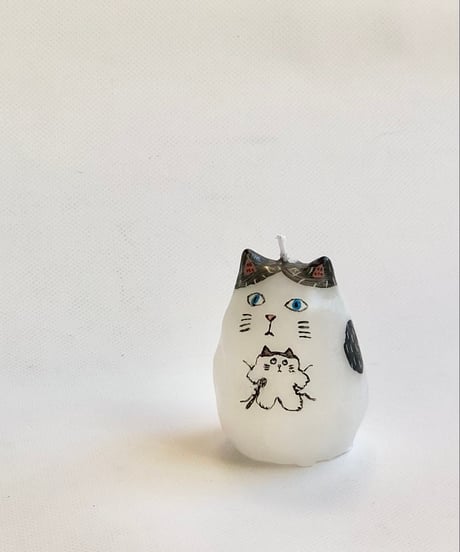 Rin＊Tsubaki    キャンドル　『親子猫』