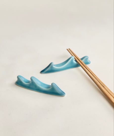 sen  箸置き  波
