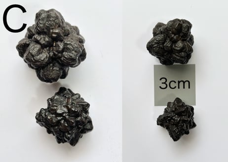 【白い砂漠に落とされた漆黒の預言石】クリスタル2個セット（プロフェシーストーン）