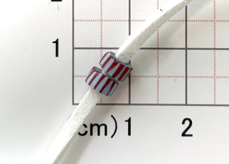 Awaleシェブロン　2個　　　No.1736　現品　6mm