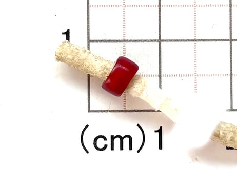 濃赤ホワイトハーツ　5.5mm　NO.1621　現品