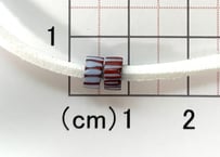 Awaleシェブロン　2個　　　No.1736　現品　6mm