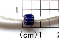 シェブロンビーズ　No.1662　現品　　6.5mm