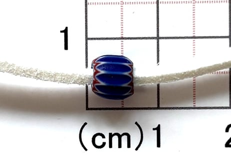 シェブロンビーズ　No.1662　現品　　6.5mm