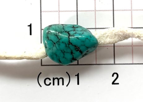 3mm穴　ターコイズビーズ　ナゲット　No.1718　15mm　現品