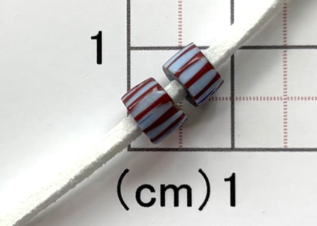 Awaleシェブロン　2個　　　No.1677　現品　6mm
