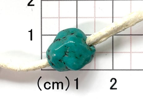 2.5mm穴　ターコイズビーズ　ナゲット　15mm　No.1720　現品
