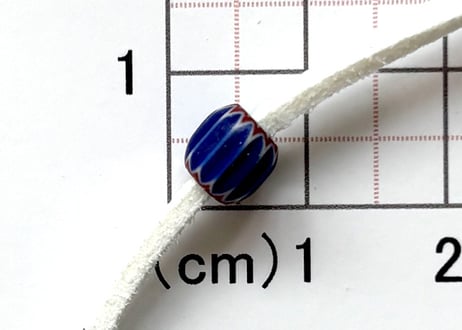 シェブロンビーズ　No.1662　現品　　6.5mm