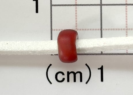 金赤ホワイトハーツ　7mm　 NO.1692　現品