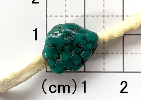 3mm穴　ターコイズビーズ　ナゲット　No.1684　15mm　現品