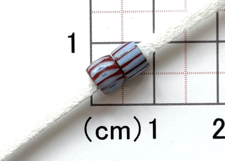 Awaleシェブロン　2個　　　No.1661　現品　6mm