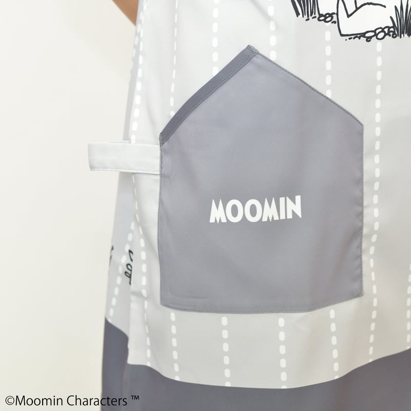 2026秋冬新作 保育士エプロン ムーミン リトルミイ ST-CNM0016 サイド