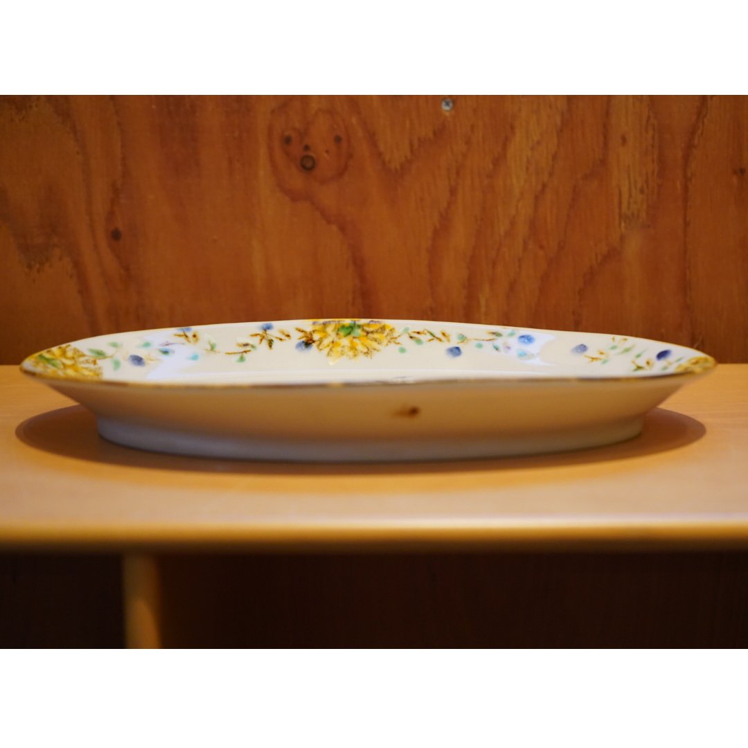 矢島操 27-A イロエサラサ文オーバル皿 | Alocasia ONLINE STORE