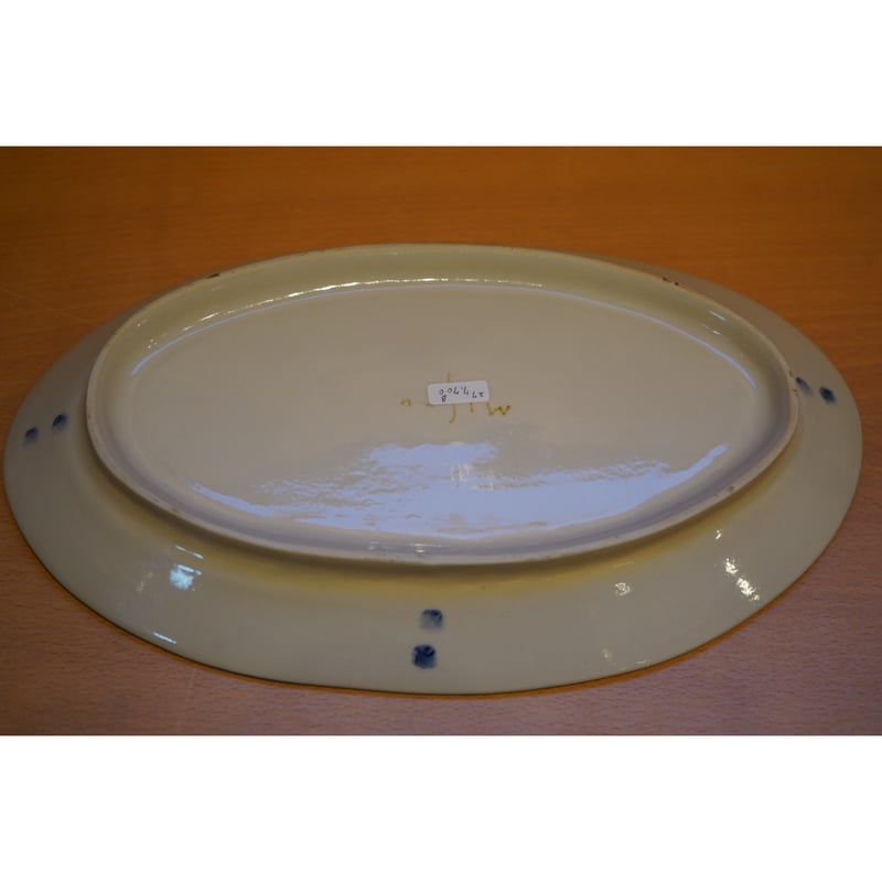 矢島操 27-B イロエサラサ文オーバル皿 | Alocasia ONLINE STORE