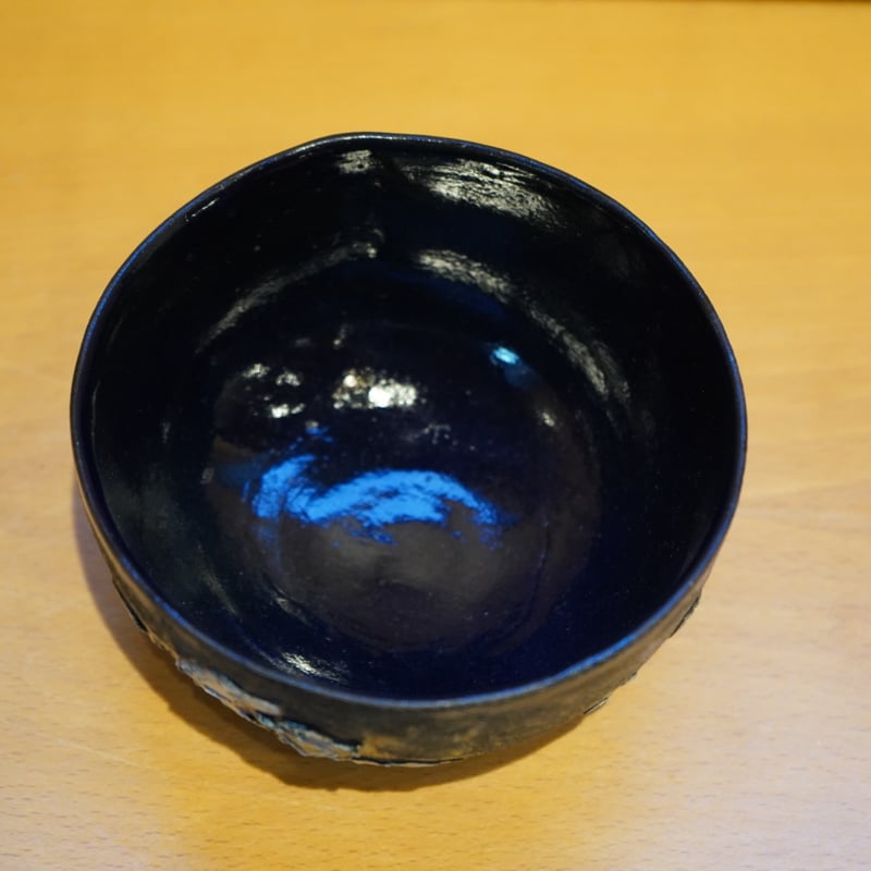 矢島操 25 ルリ釉はりつけ文茶碗 | Alocasia ONLINE STORE