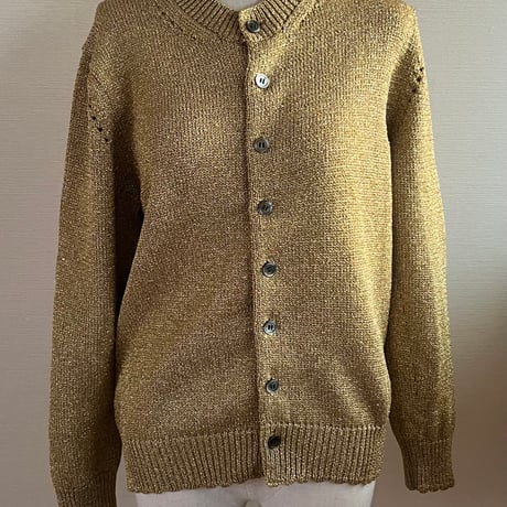 ⚫️USED⚫️tao comme des garcons  gold cardigan