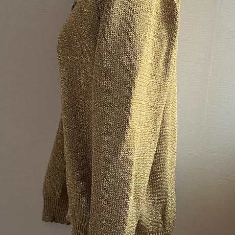 ⚫️USED⚫️tao comme des garcons  gold cardigan