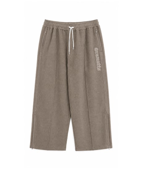Napped Sweat Side-Slit Pants BEIGE