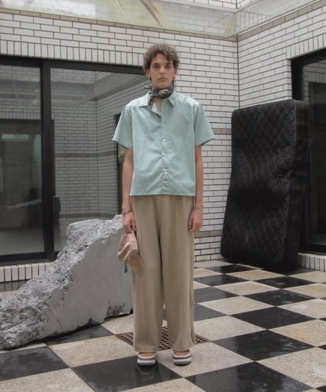 Napped Sweat Side-Slit Pants BEIGE