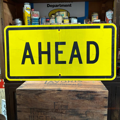 Vintage AHEAD ロードサイン 22-214-50