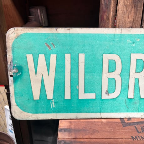 Vintage WILBRAHAM RD 道路標識 19-108-114
