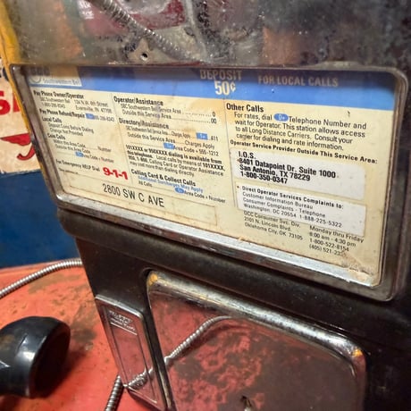 Vintage Southwestern Bell Payphone 22-27-3