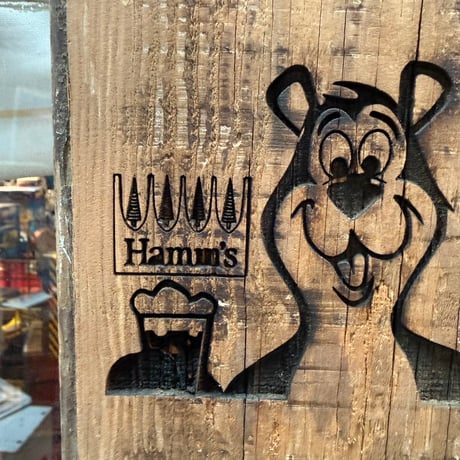 Vintage Hamms Bear ウッドウォールアート 21-294