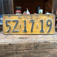 【希少】Vintage License Plate ニューヨーク州 18-144-9