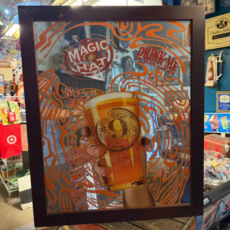 Vintage Magic Hat Brewing Company パブミラー 20-110-3