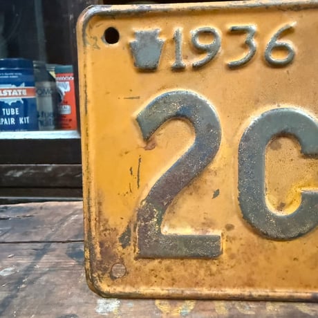 【希少】Vintage License Plate ペンスルベニア州 20-28-2