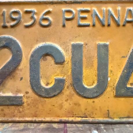 【希少】Vintage License Plate ペンスルベニア州 20-28-2