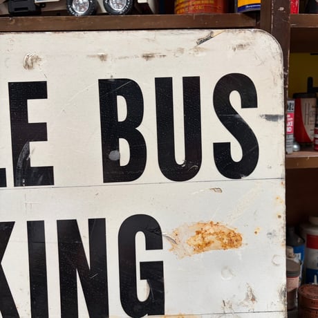 Vintage SHUTTLE BUS PARKING ロードサイン 22-214-97