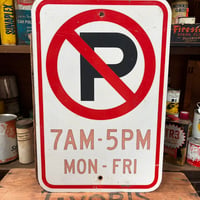 Vintage NO PARKING ロードサイン 22-214-59