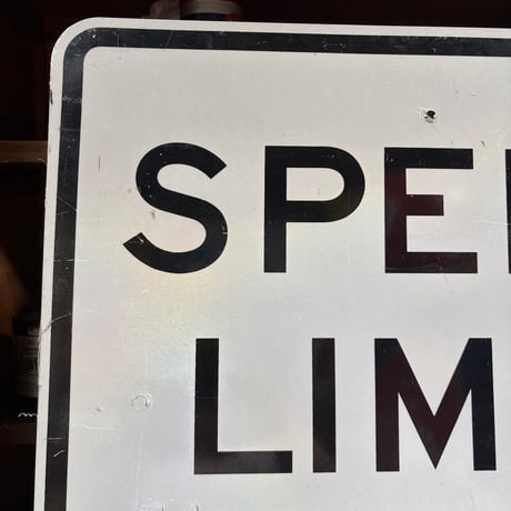 Vintage SPEED LIMIT 25 道路標識 22-214-83