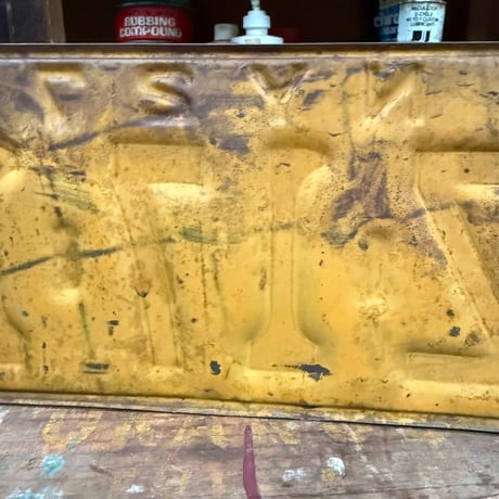 【希少】Vintage License Plate ニューヨーク州 18-144-9