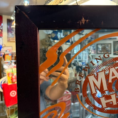 Vintage Magic Hat Brewing Company パブミラー 20-110-3